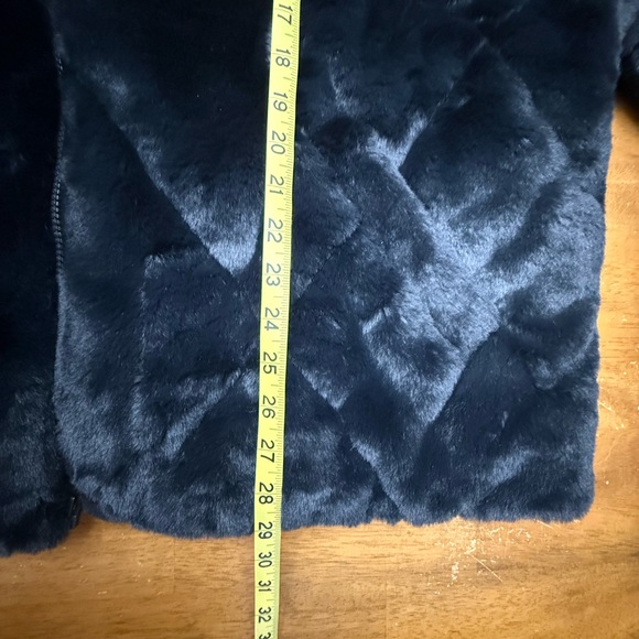 Abercrombie & Fitch Oversized Faux Fur Quilted Puffer Jacket XL Black - Picture 7 of 9